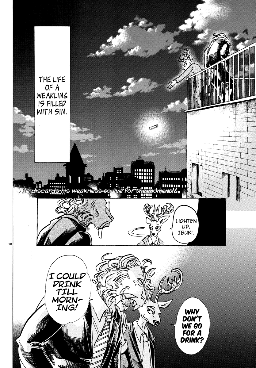Beastars Chapter 80 page 21 - Chapter 80: The Decision to Smile