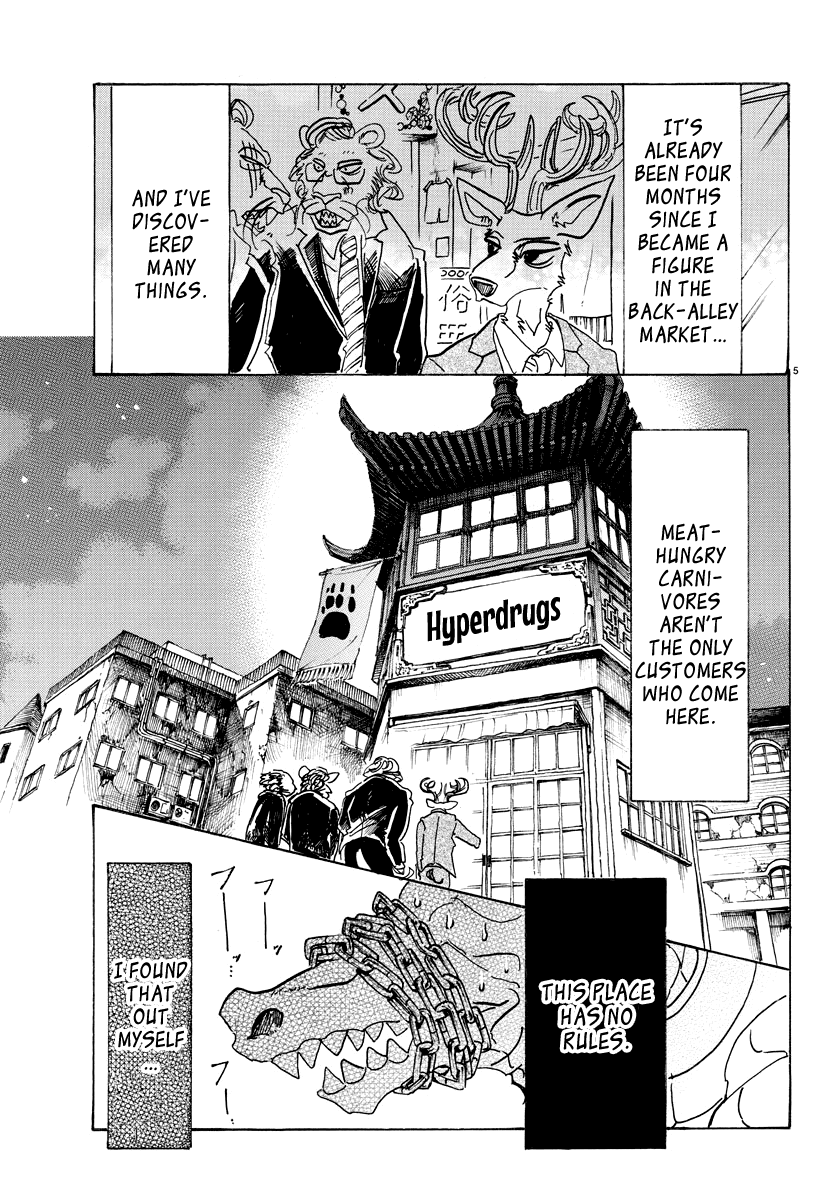 Beastars Chapter 80 page 6 - Chapter 80: The Decision to Smile