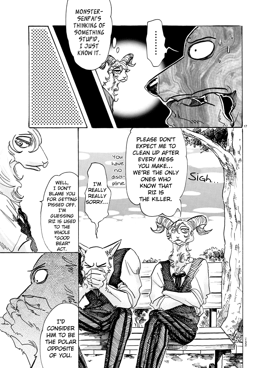 Beastars Chapter 81 page 15 - Chapter 81: A Pair of Eyes as Dark and Round as Soup Bowls
