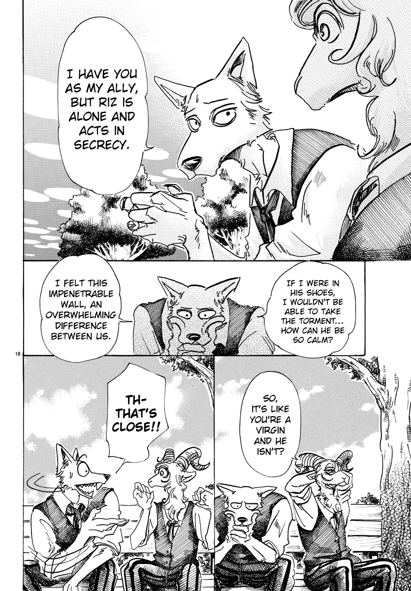 Beastars Chapter 81 page 16 - Chapter 81: A Pair of Eyes as Dark and Round as Soup Bowls