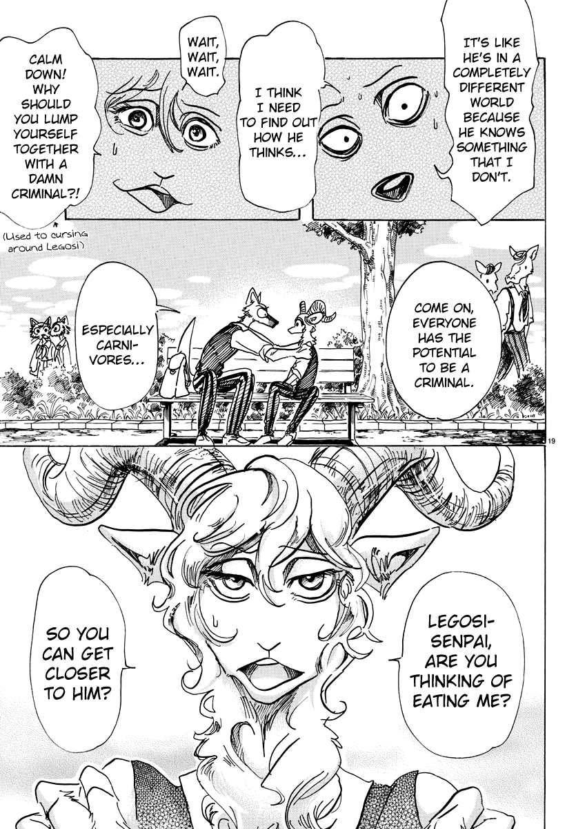 Beastars Chapter 81 page 17 - Chapter 81: A Pair of Eyes as Dark and Round as Soup Bowls
