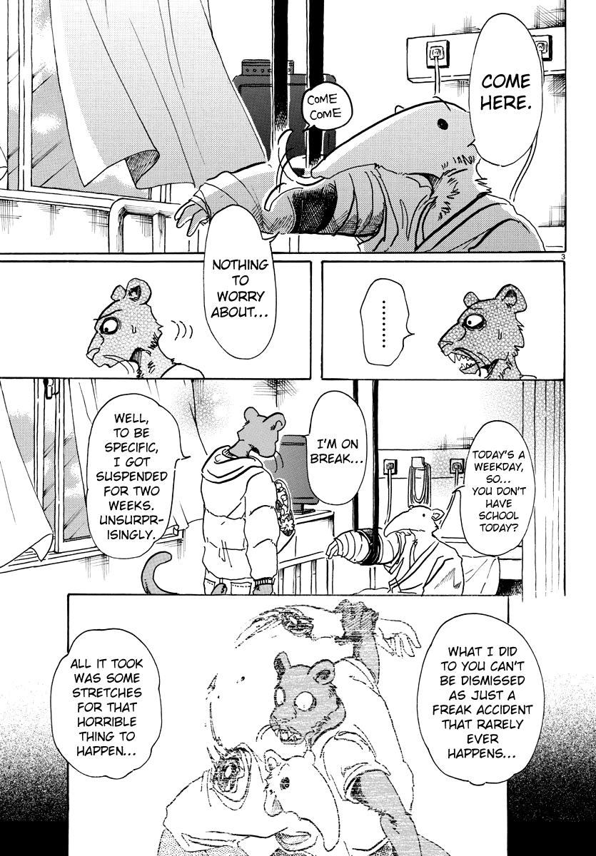 Beastars Chapter 81 page 3 - Chapter 81: A Pair of Eyes as Dark and Round as Soup Bowls