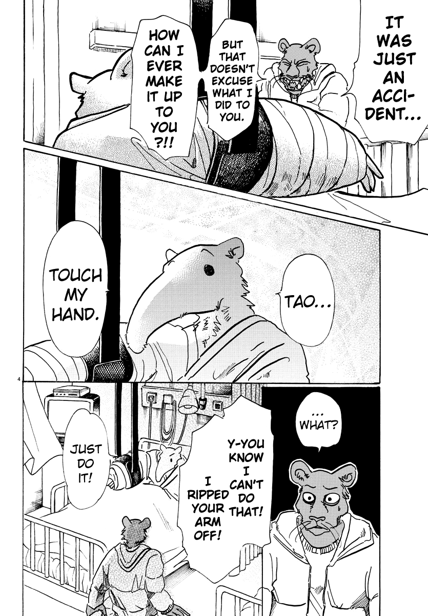 Beastars Chapter 81 page 4 - Chapter 81: A Pair of Eyes as Dark and Round as Soup Bowls