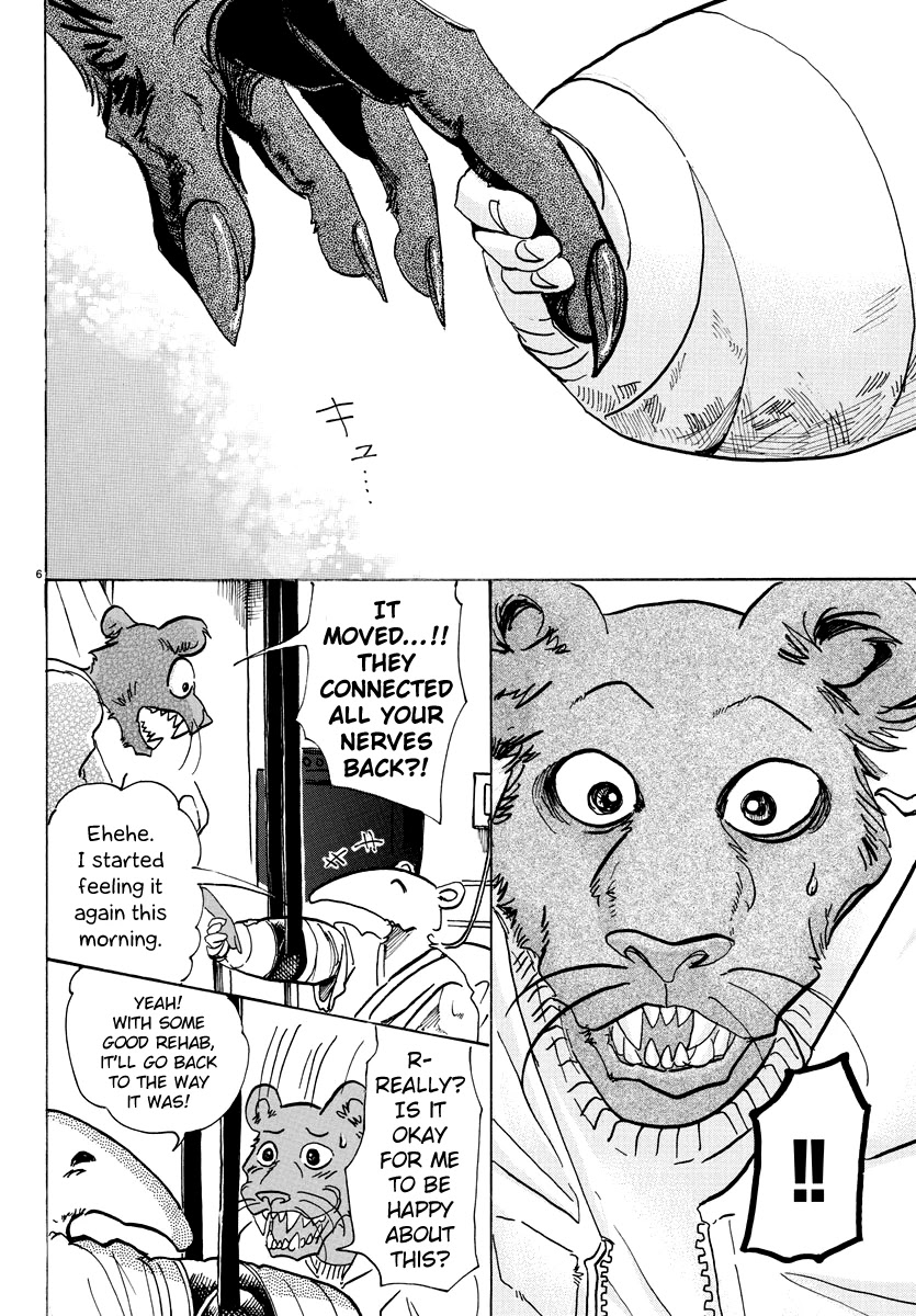 Beastars Chapter 81 page 6 - Chapter 81: A Pair of Eyes as Dark and Round as Soup Bowls