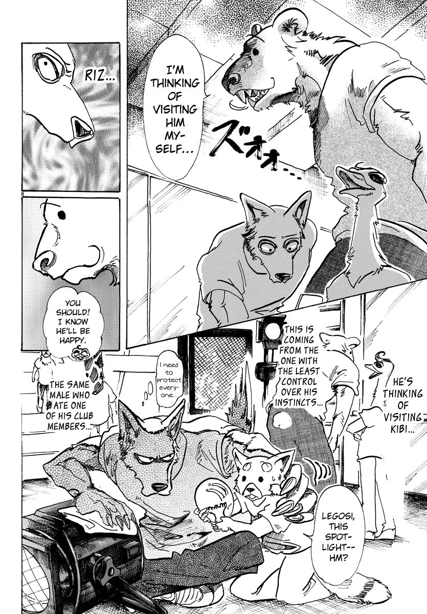 Beastars Chapter 81 page 8 - Chapter 81: A Pair of Eyes as Dark and Round as Soup Bowls