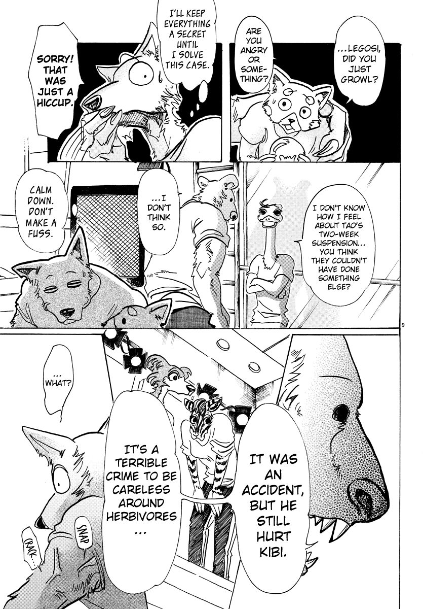 Beastars Chapter 81 page 9 - Chapter 81: A Pair of Eyes as Dark and Round as Soup Bowls