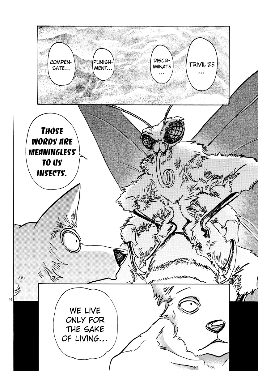 Beastars Chapter 82 page 16 - Chapter 82: Across the Universe