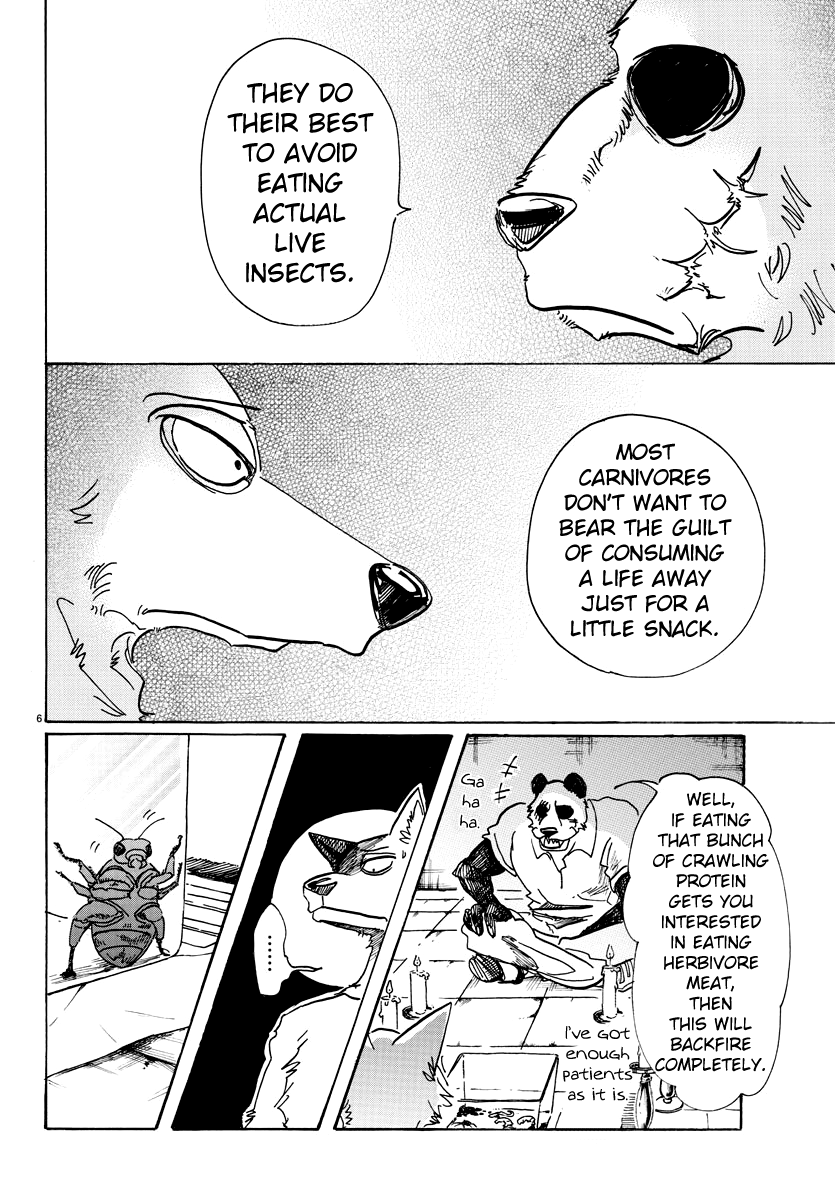 Beastars Chapter 82 page 6 - Chapter 82: Across the Universe