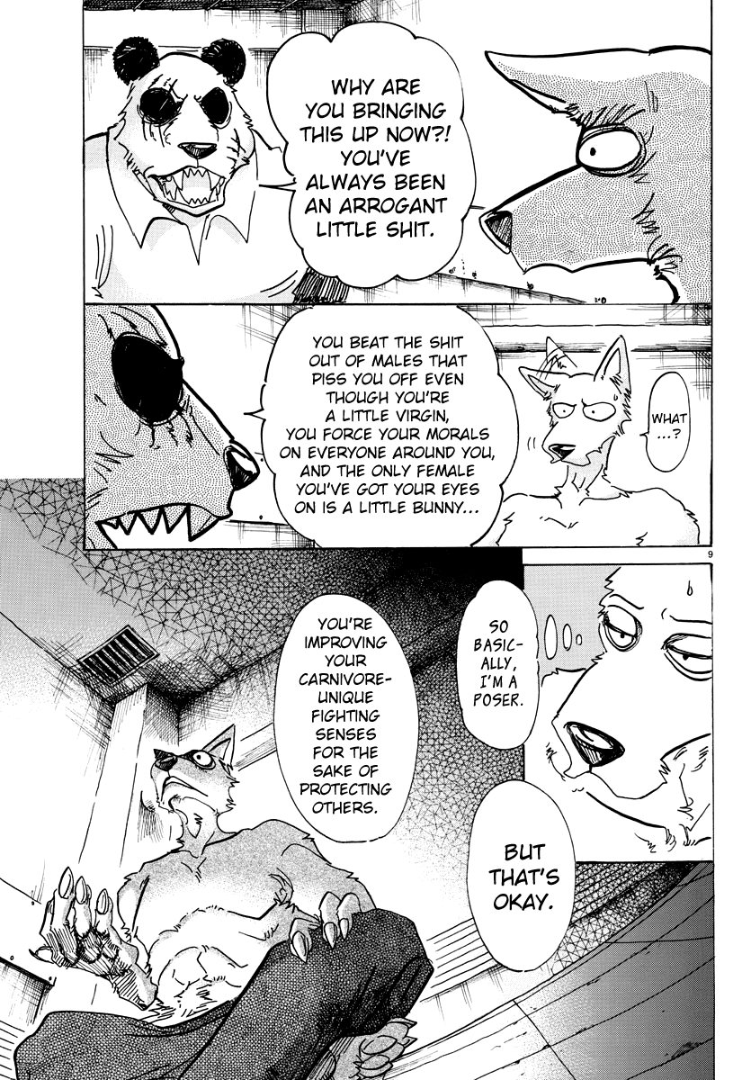 Beastars Chapter 82 page 9 - Chapter 82: Across the Universe