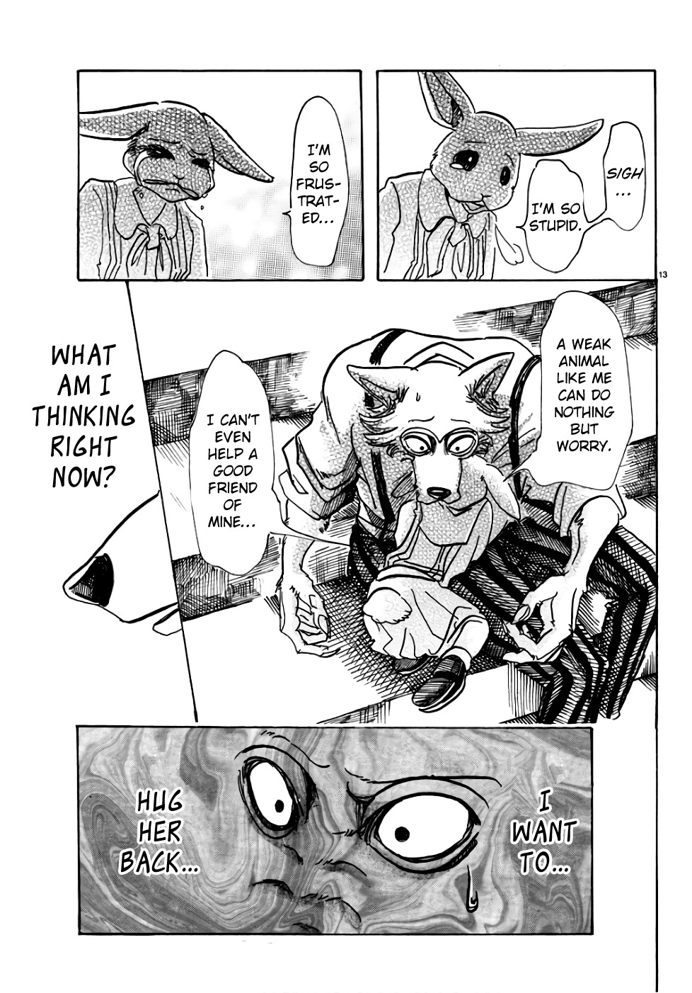 Beastars Chapter 83 page 12 - Chapter 83: A Hug from You is Worth More than My Bed