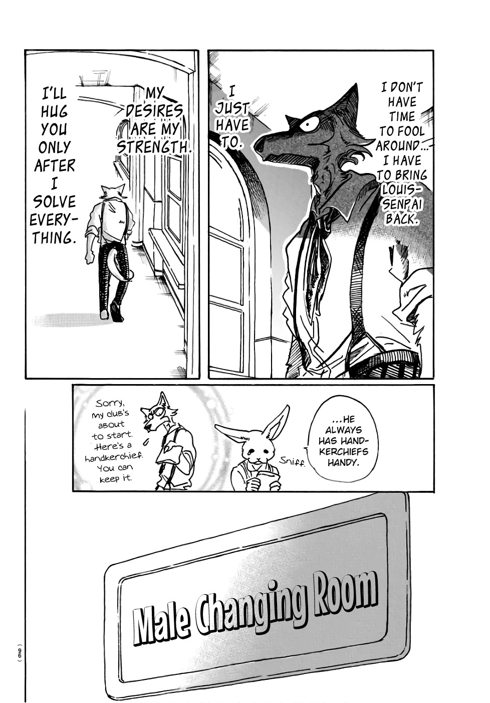 Beastars Chapter 83 page 16 - Chapter 83: A Hug from You is Worth More than My Bed