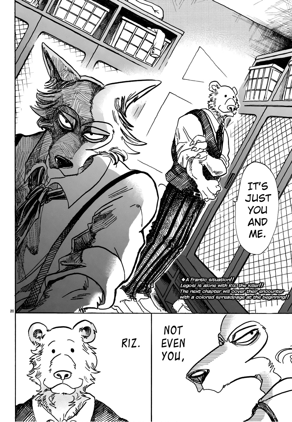 Beastars Chapter 83 page 18 - Chapter 83: A Hug from You is Worth More than My Bed