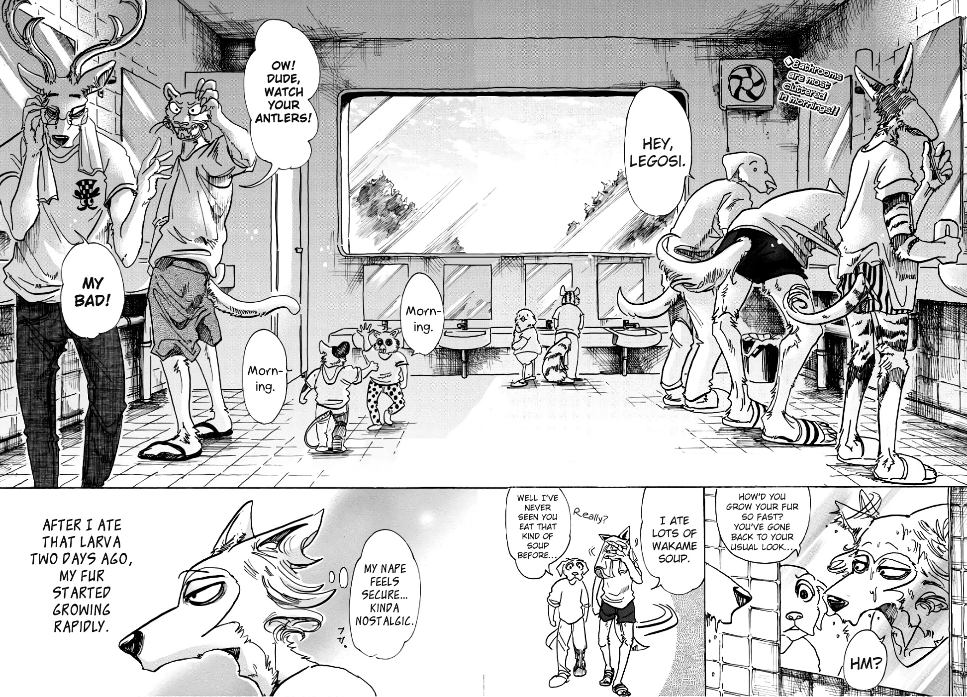 Beastars Chapter 83 page 2 - Chapter 83: A Hug from You is Worth More than My Bed