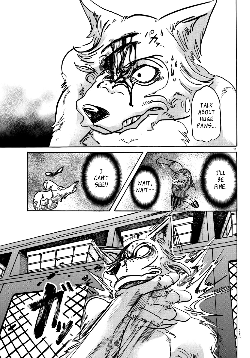 Beastars Chapter 84 page 12 - Chapter 84: Turbulence-inducing Claw Strikes