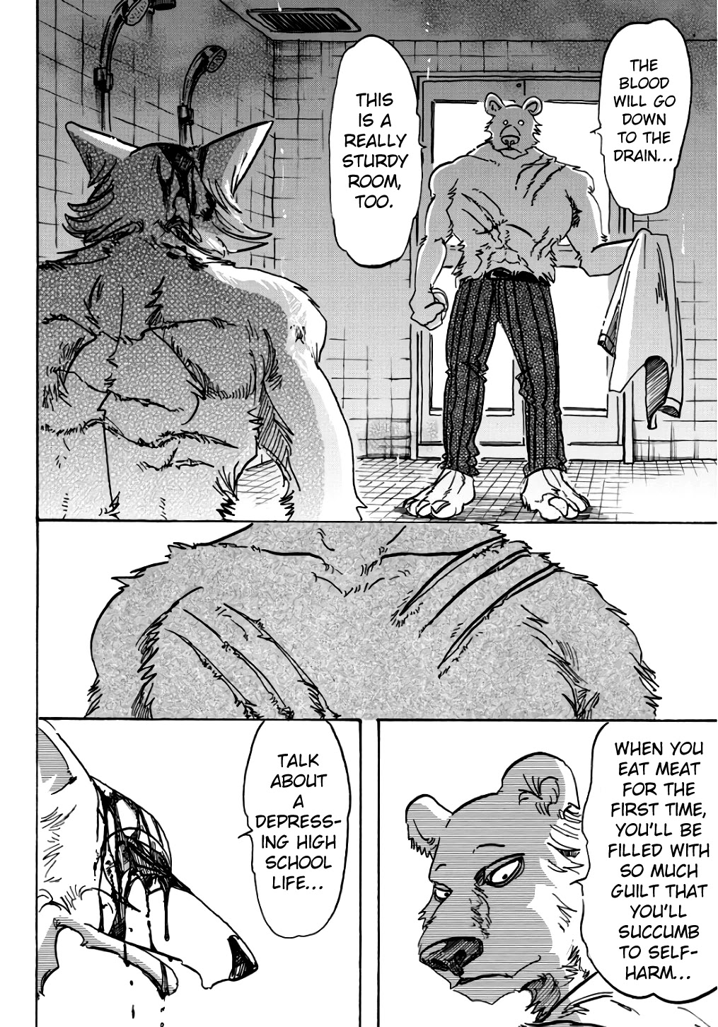 Beastars Chapter 84 page 15 - Chapter 84: Turbulence-inducing Claw Strikes