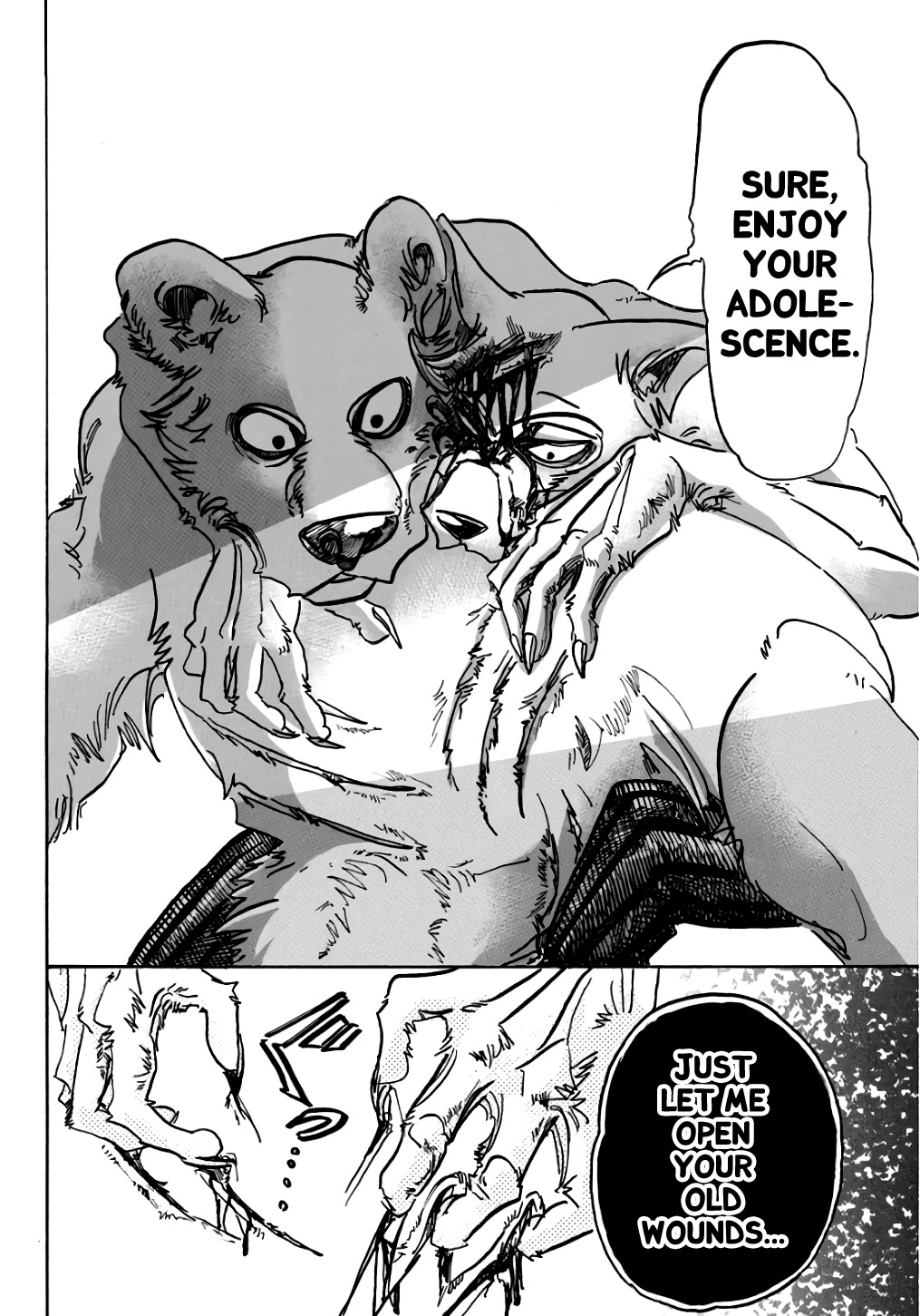 Beastars Chapter 84 page 17 - Chapter 84: Turbulence-inducing Claw Strikes