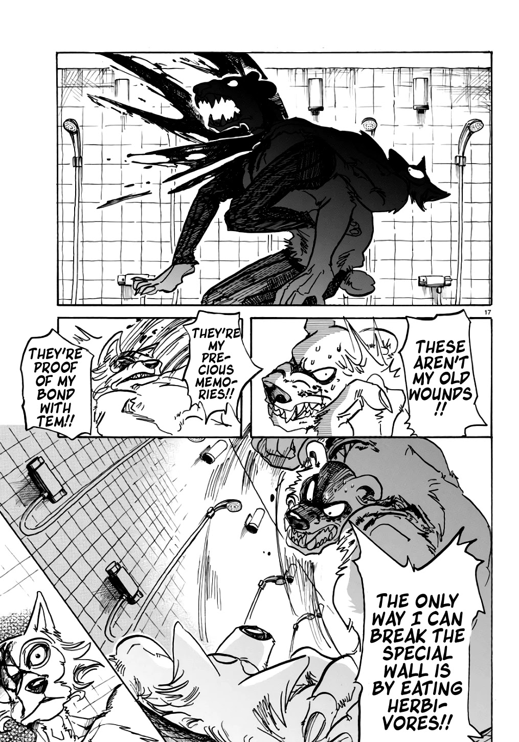 Beastars Chapter 84 page 18 - Chapter 84: Turbulence-inducing Claw Strikes