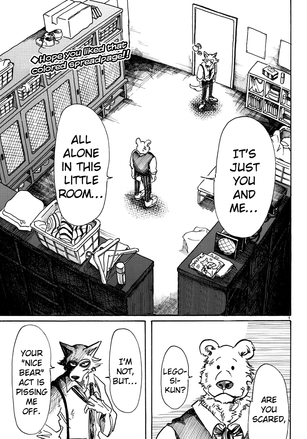 Beastars Chapter 84 page 2 - Chapter 84: Turbulence-inducing Claw Strikes