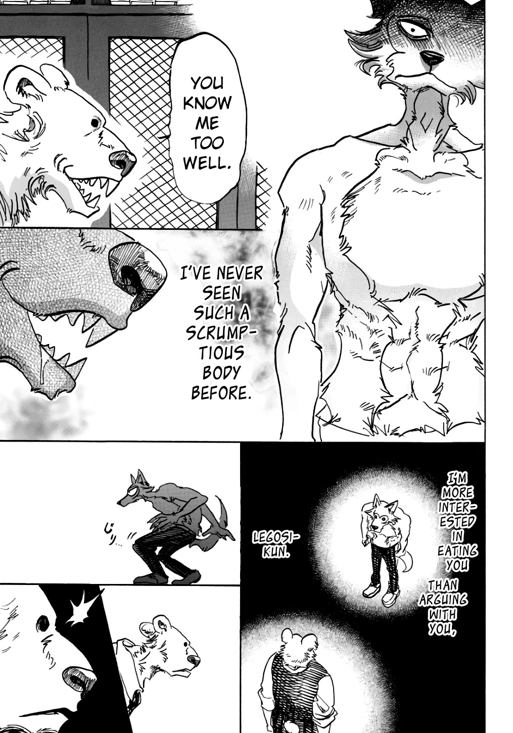 Beastars Chapter 84 page 4 - Chapter 84: Turbulence-inducing Claw Strikes