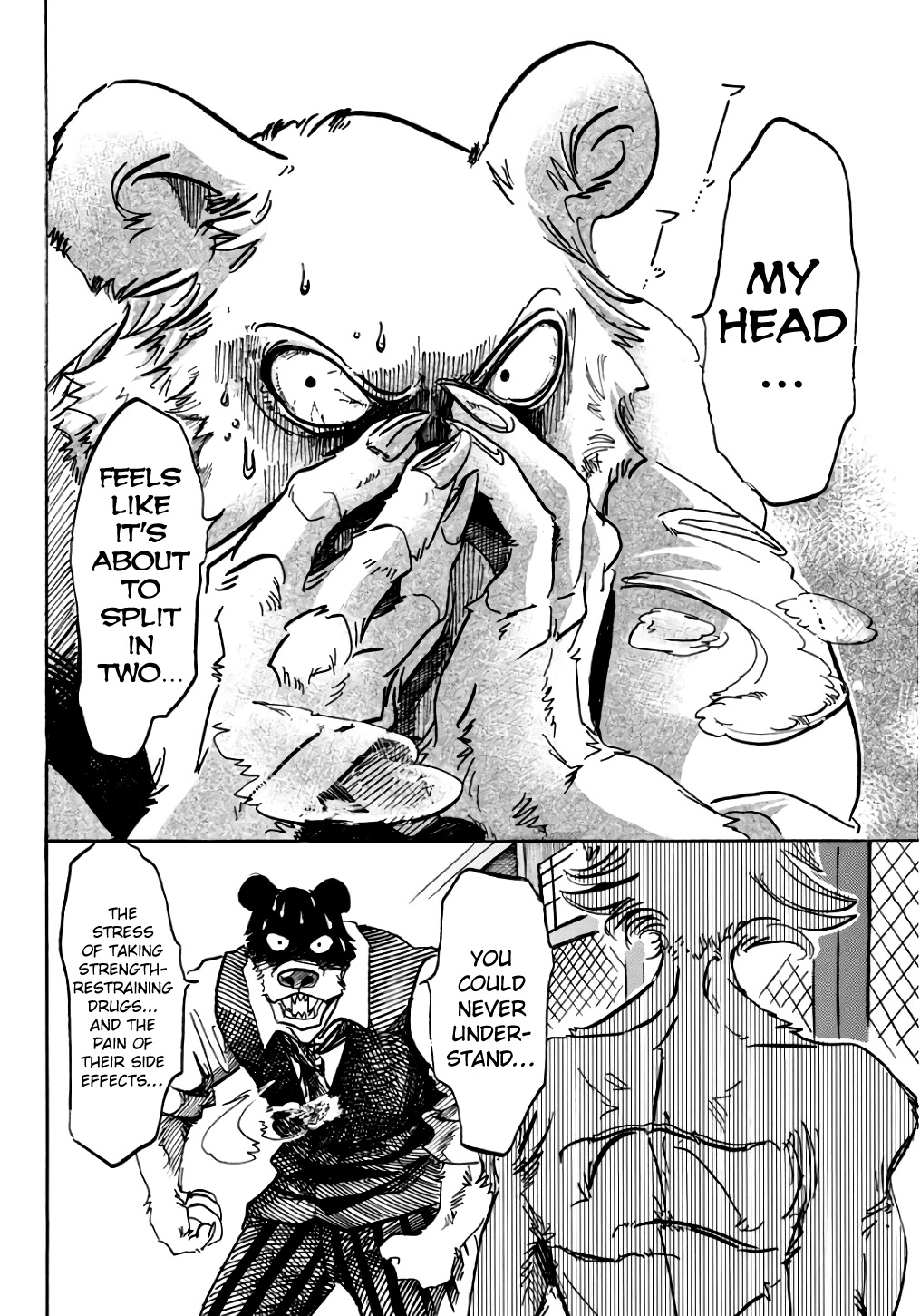 Beastars Chapter 84 page 7 - Chapter 84: Turbulence-inducing Claw Strikes