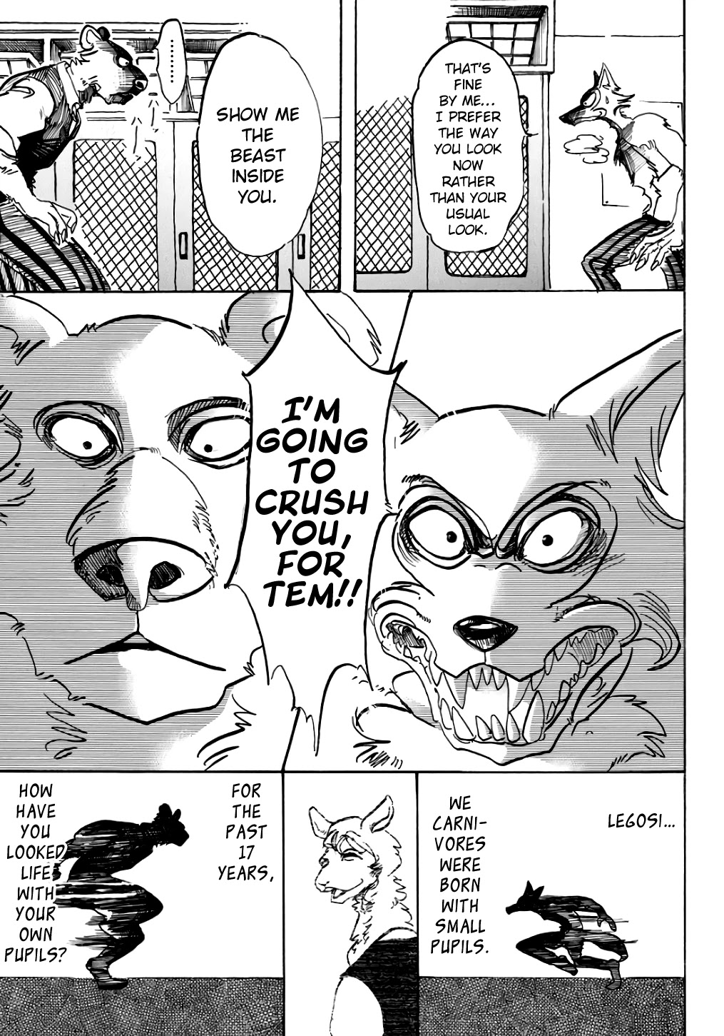 Beastars Chapter 84 page 8 - Chapter 84: Turbulence-inducing Claw Strikes