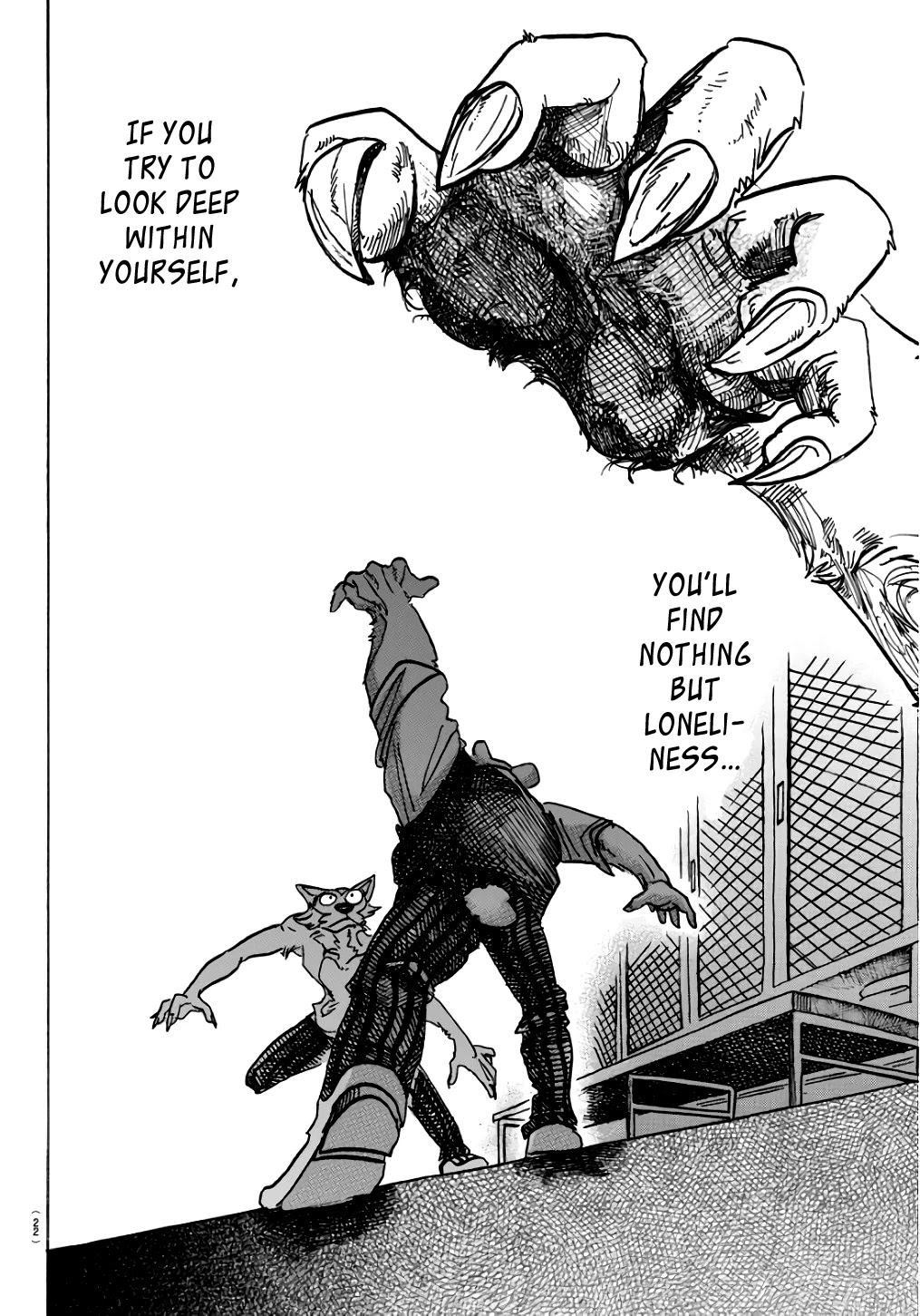 Beastars Chapter 84 page 9 - Chapter 84: Turbulence-inducing Claw Strikes