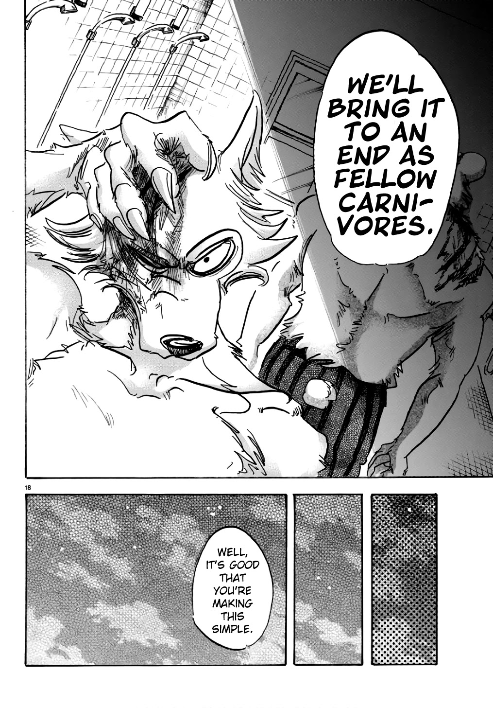 Beastars Chapter 85 page 17 - Chapter 85: Is Our Blood Divided By Sewage?