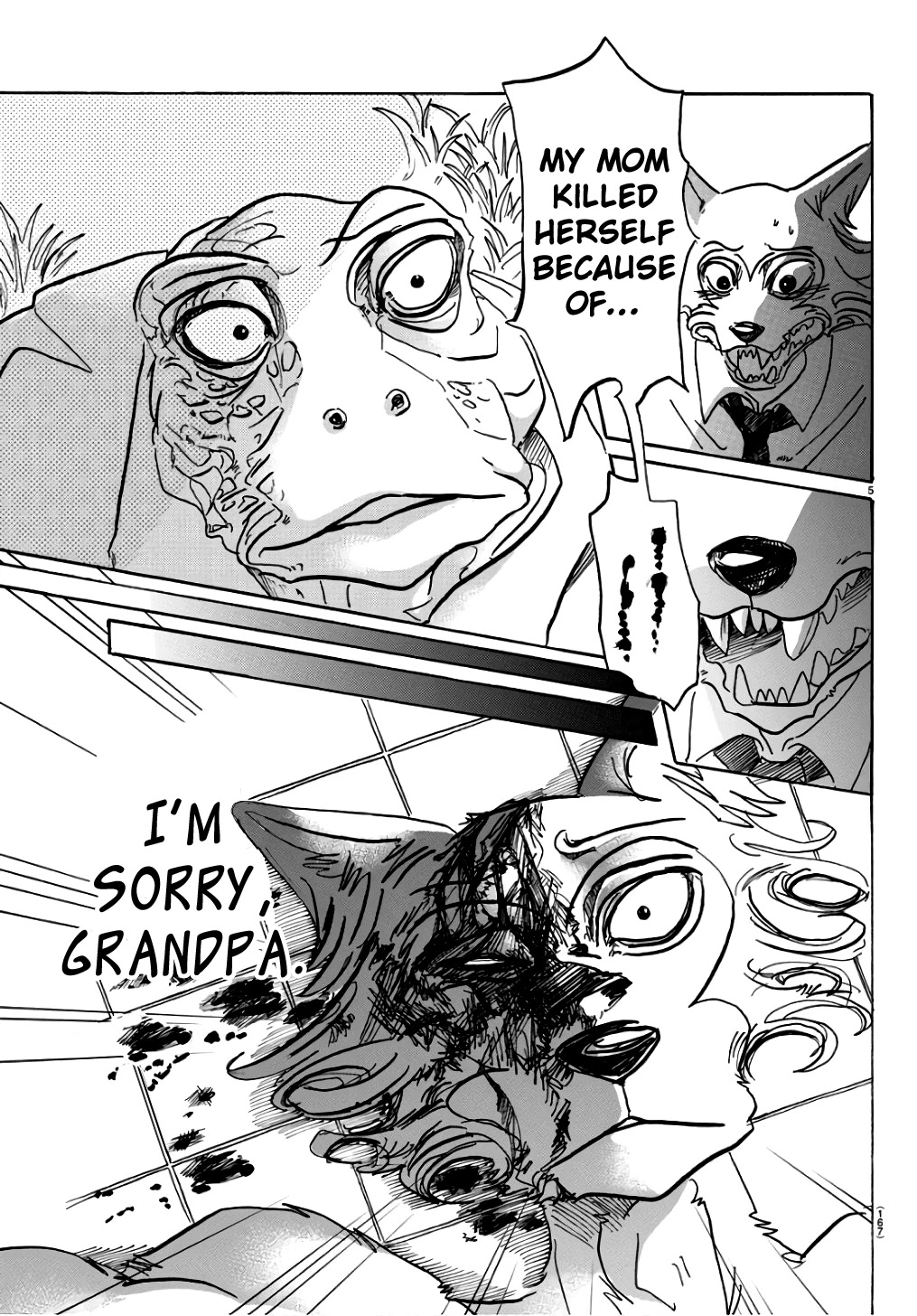 Beastars Chapter 85 page 5 - Chapter 85: Is Our Blood Divided By Sewage?