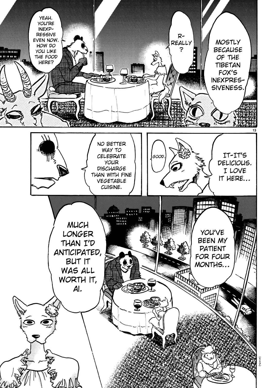 Beastars Chapter 86 page 13 - Chapter 86: A Comet in this Abyss
