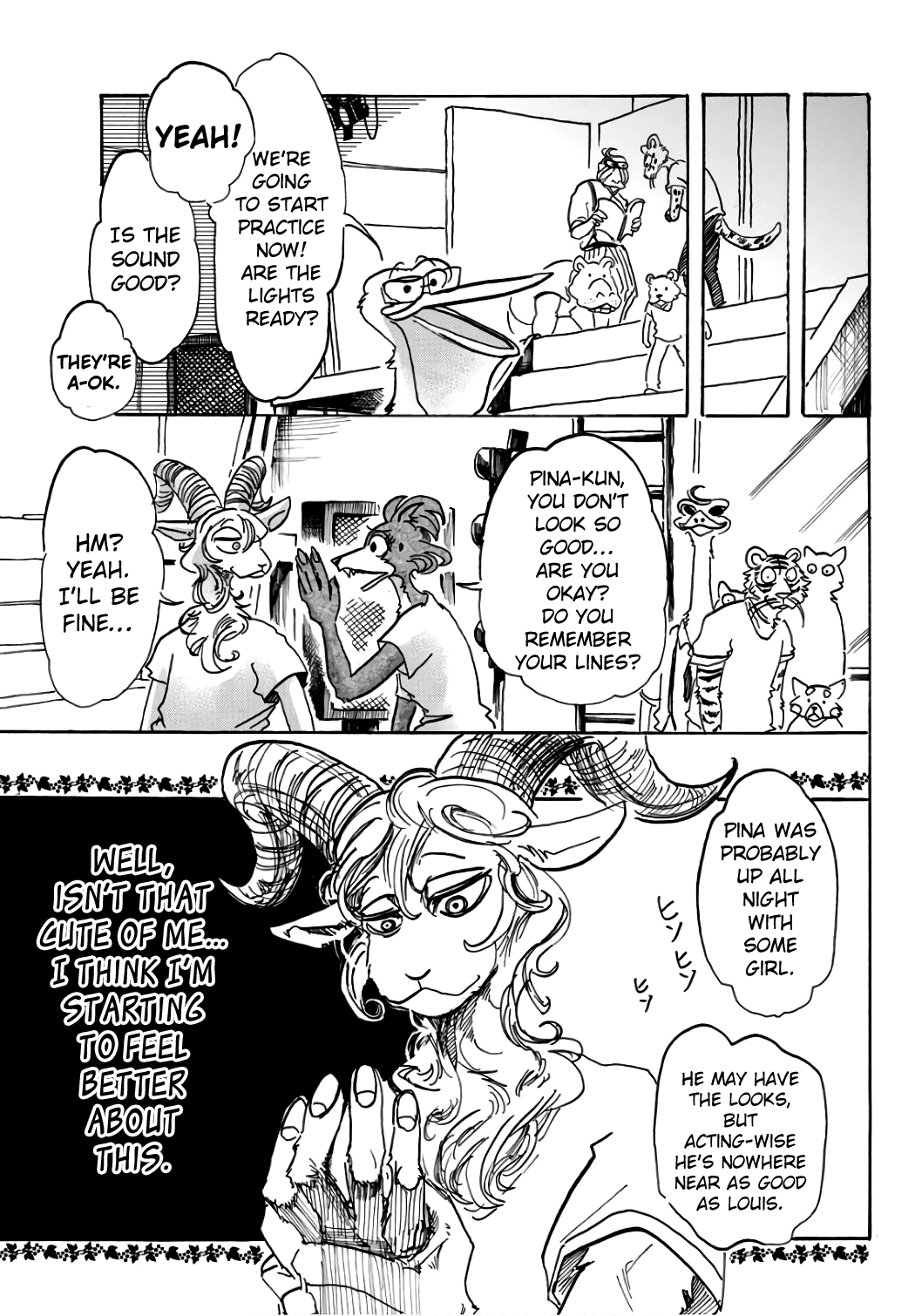 Beastars Chapter 87 page 13 - Chapter 87: The New Star Wins the Award for Best Supporting Actor