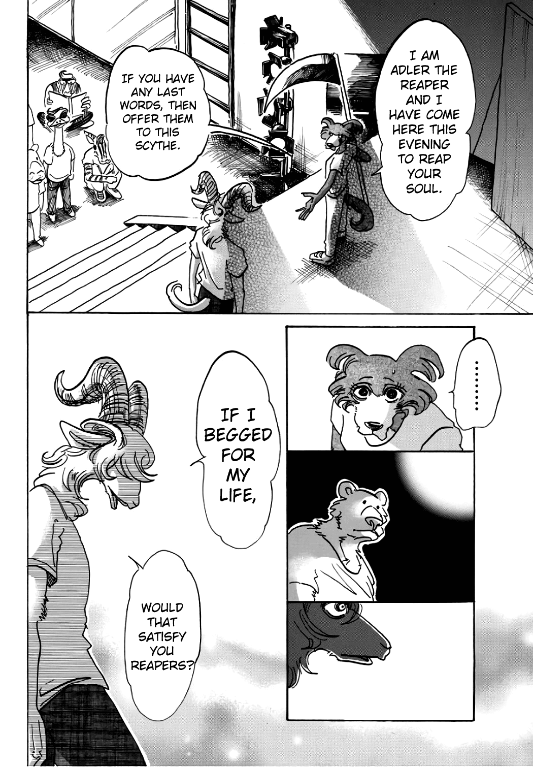 Beastars Chapter 87 page 14 - Chapter 87: The New Star Wins the Award for Best Supporting Actor
