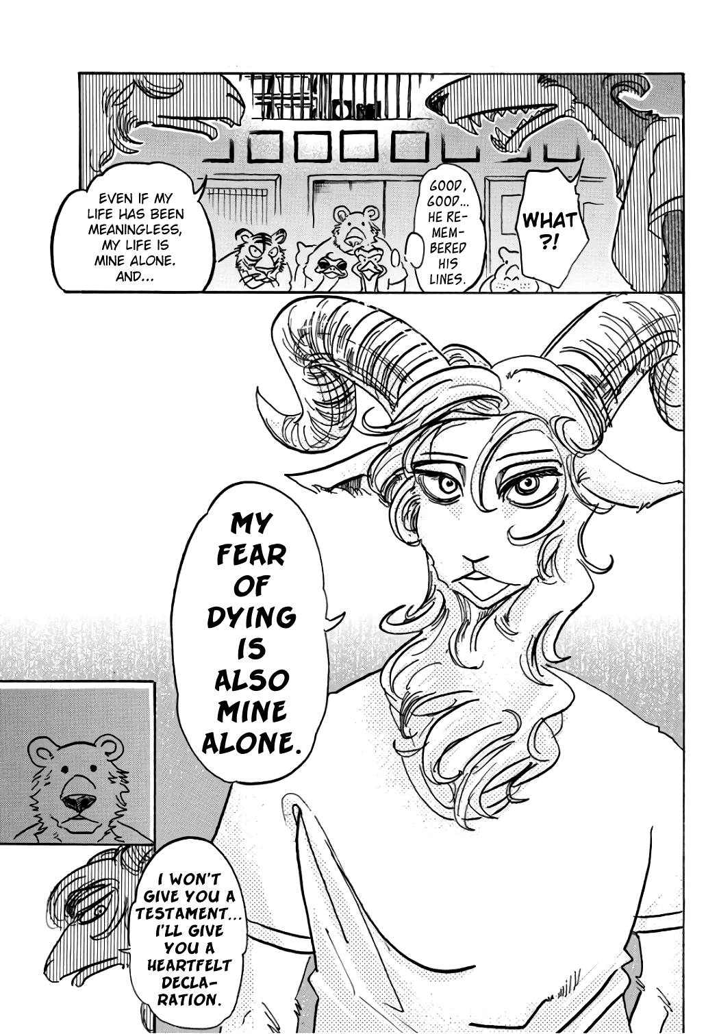 Beastars Chapter 87 page 15 - Chapter 87: The New Star Wins the Award for Best Supporting Actor