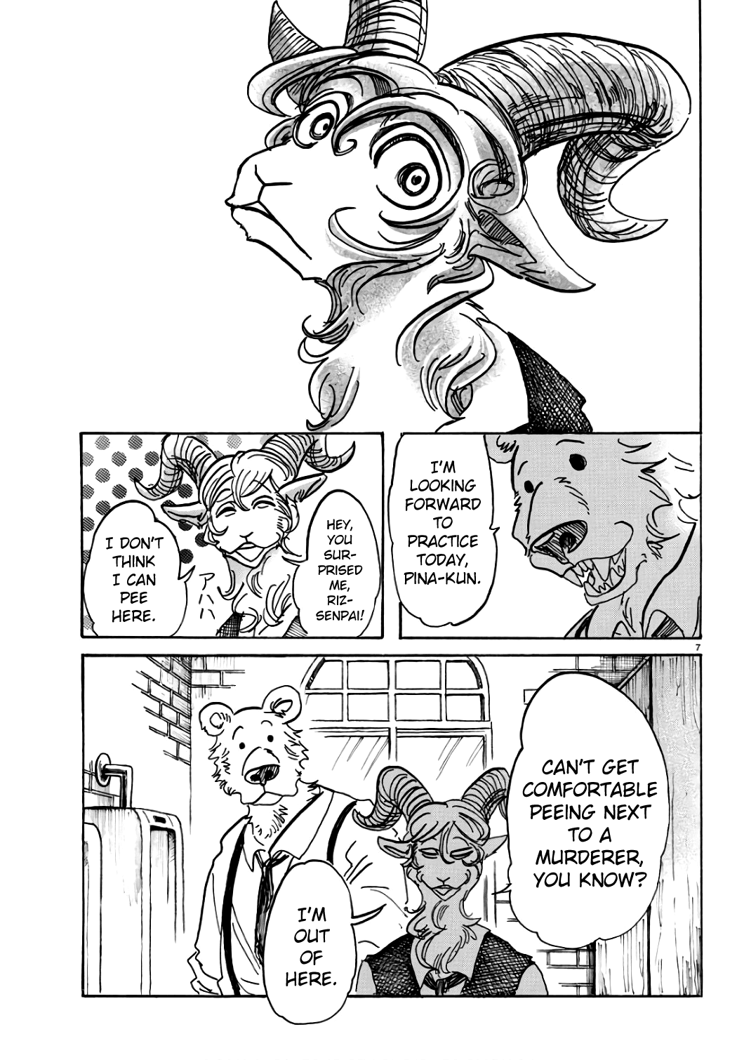 Beastars Chapter 87 page 7 - Chapter 87: The New Star Wins the Award for Best Supporting Actor