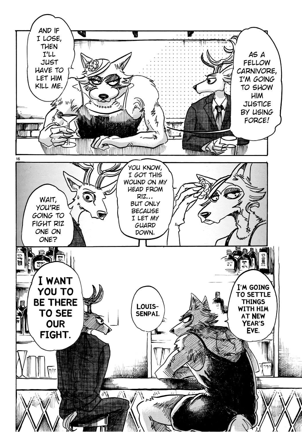 Beastars Chapter 88 page 15 - Chapter 88: Hell Hath no Fury