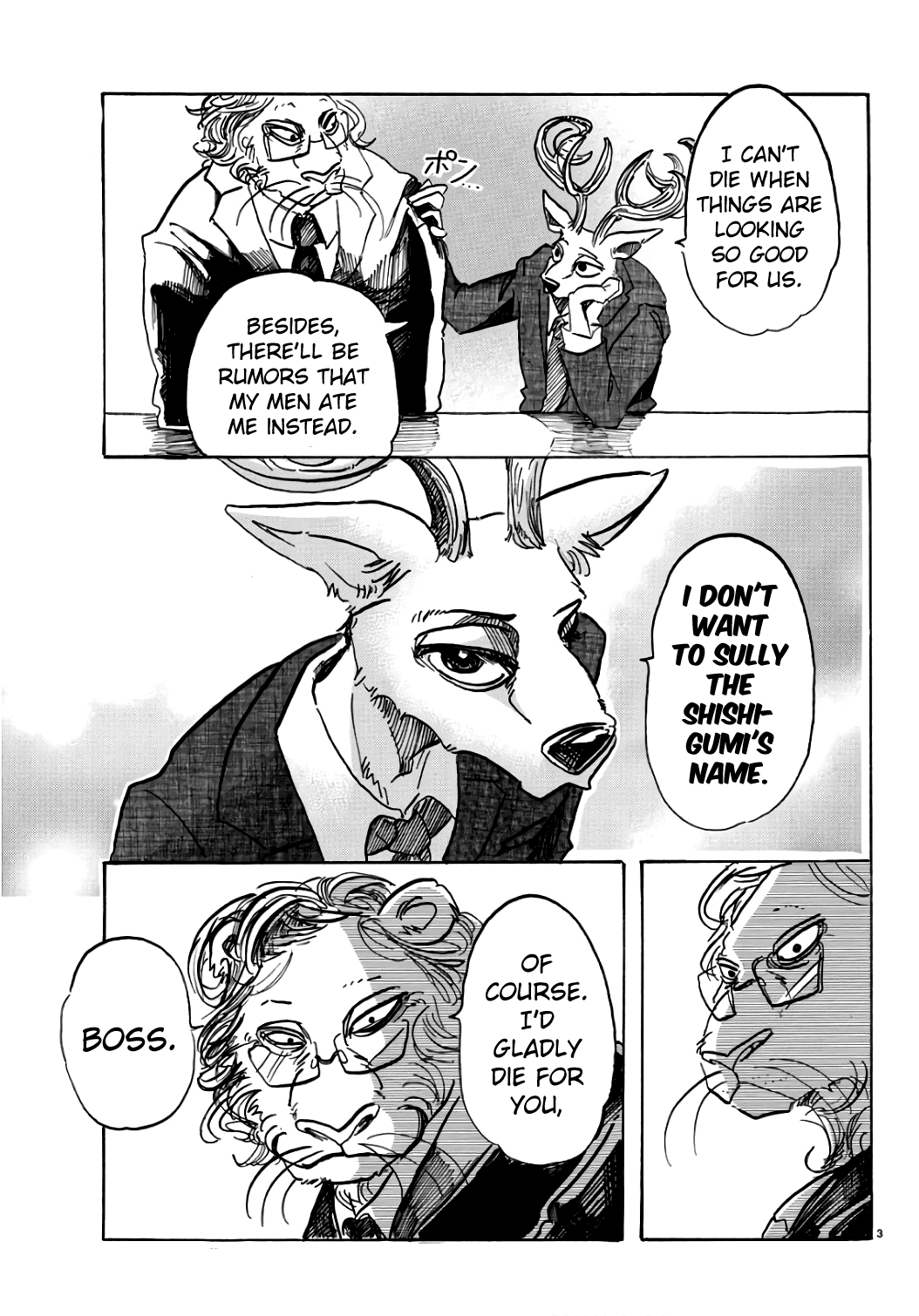 Beastars Chapter 88 page 4 - Chapter 88: Hell Hath no Fury
