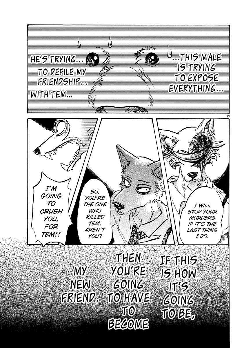 Beastars Chapter 89 page 13 - Chapter 89: Stains on a Chopping Board: Traces of a Dream