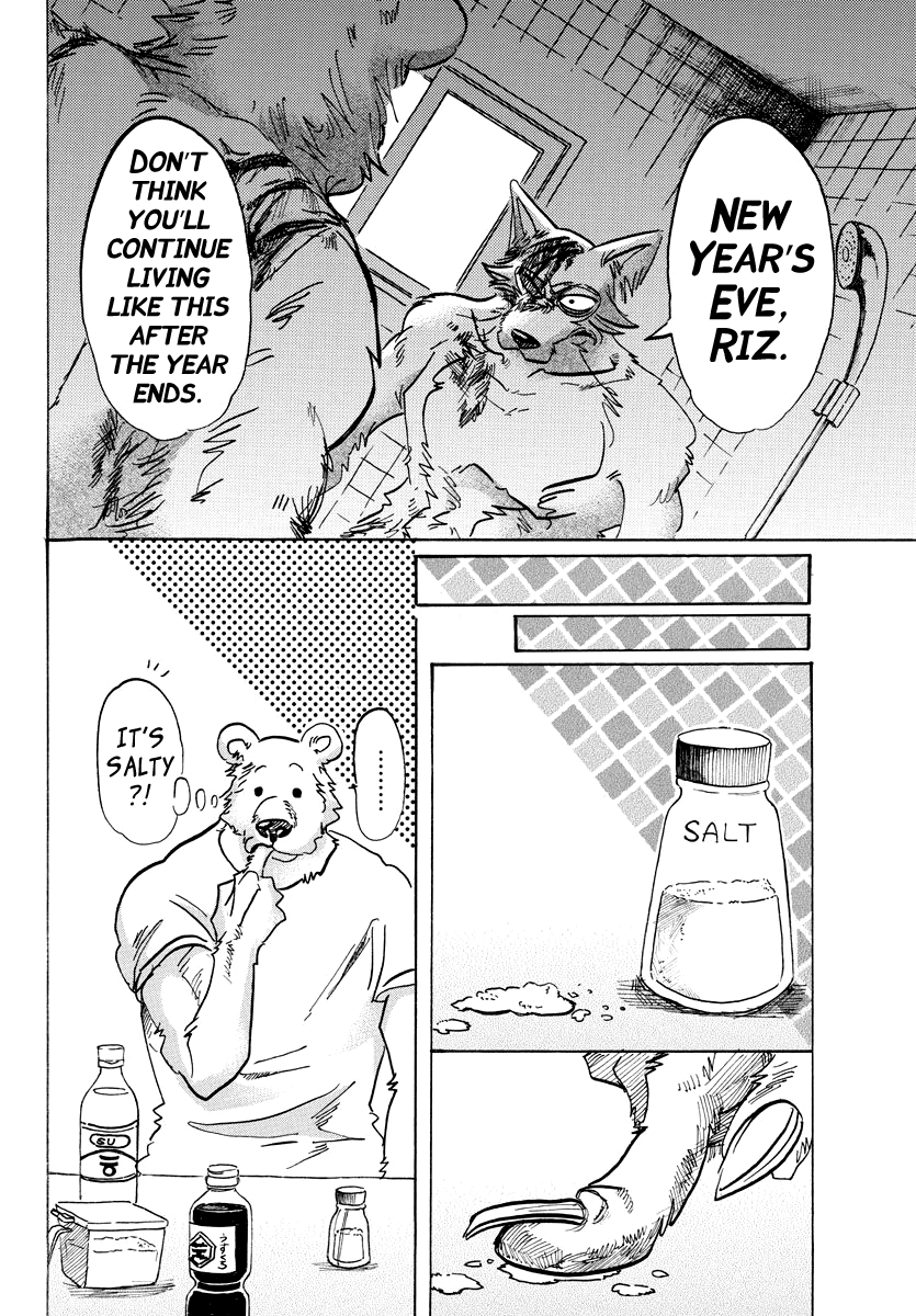 Beastars Chapter 89 page 14 - Chapter 89: Stains on a Chopping Board: Traces of a Dream