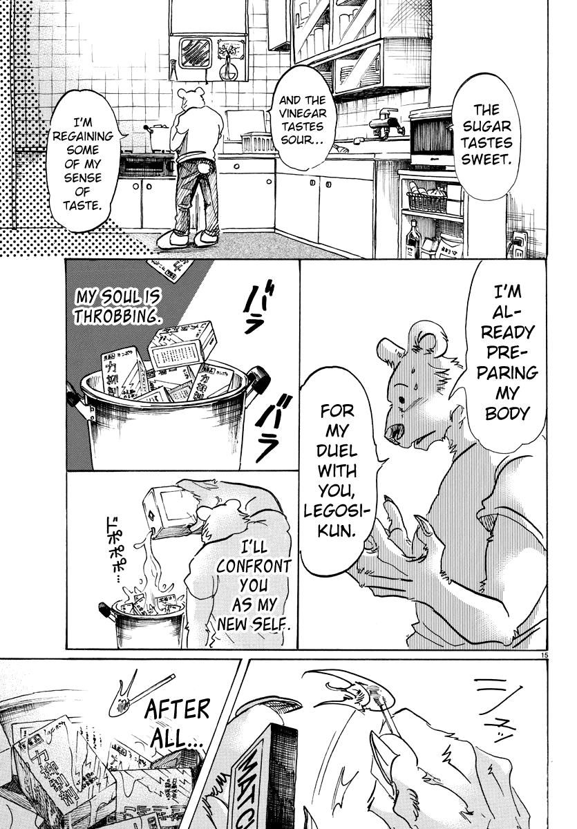 Beastars Chapter 89 page 15 - Chapter 89: Stains on a Chopping Board: Traces of a Dream
