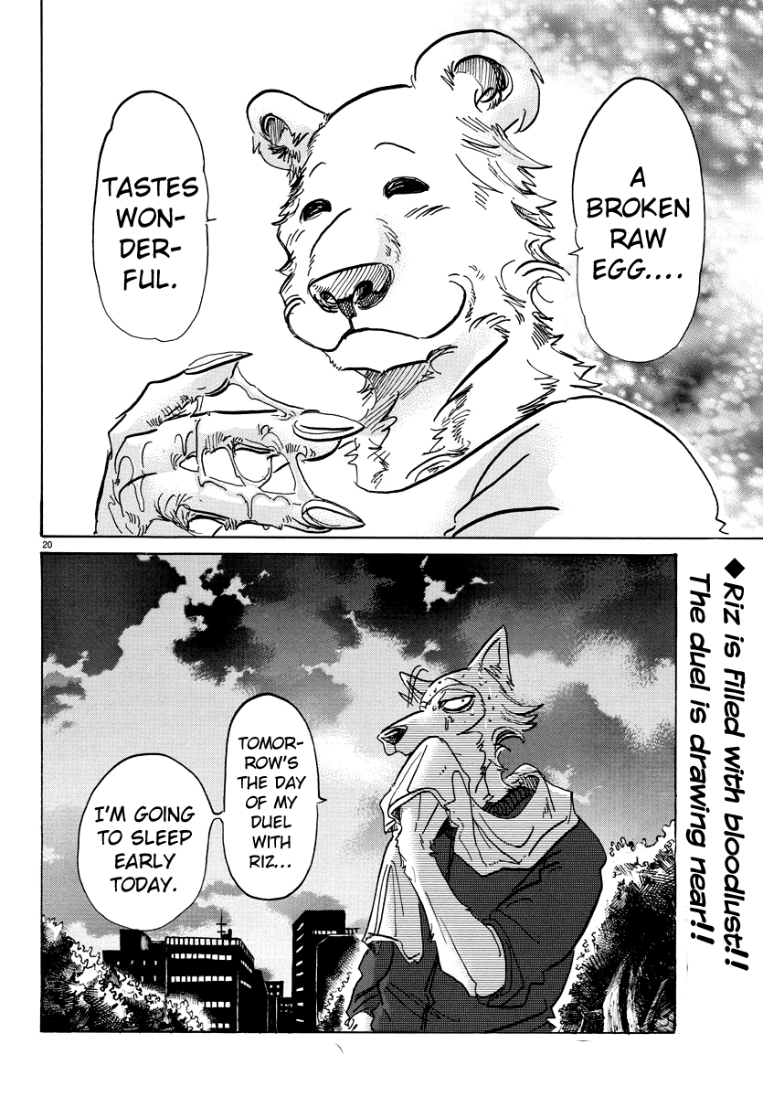 Beastars Chapter 89 page 19 - Chapter 89: Stains on a Chopping Board: Traces of a Dream