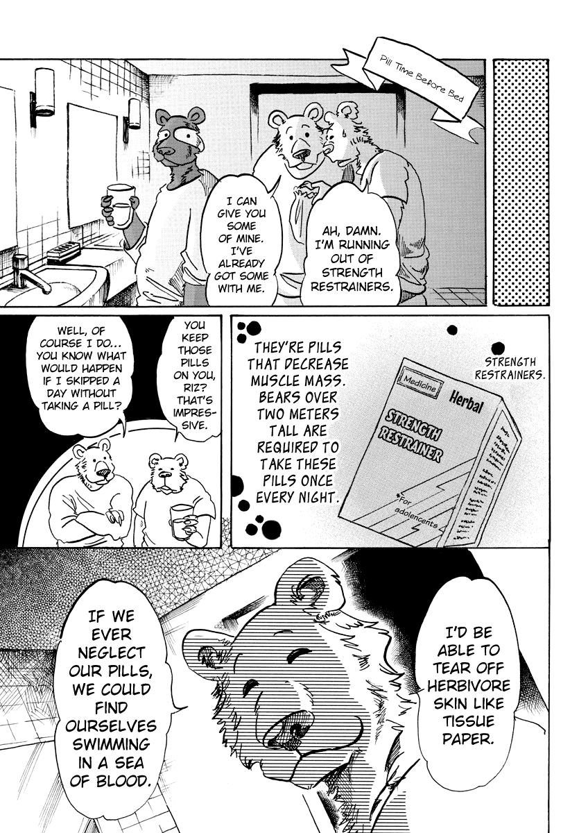 Beastars Chapter 89 page 7 - Chapter 89: Stains on a Chopping Board: Traces of a Dream