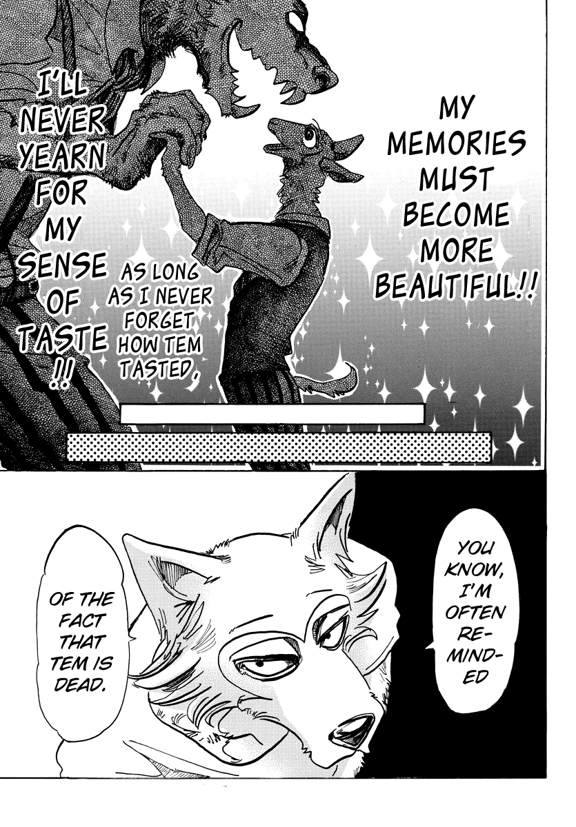 Beastars Chapter 89 page 9 - Chapter 89: Stains on a Chopping Board: Traces of a Dream