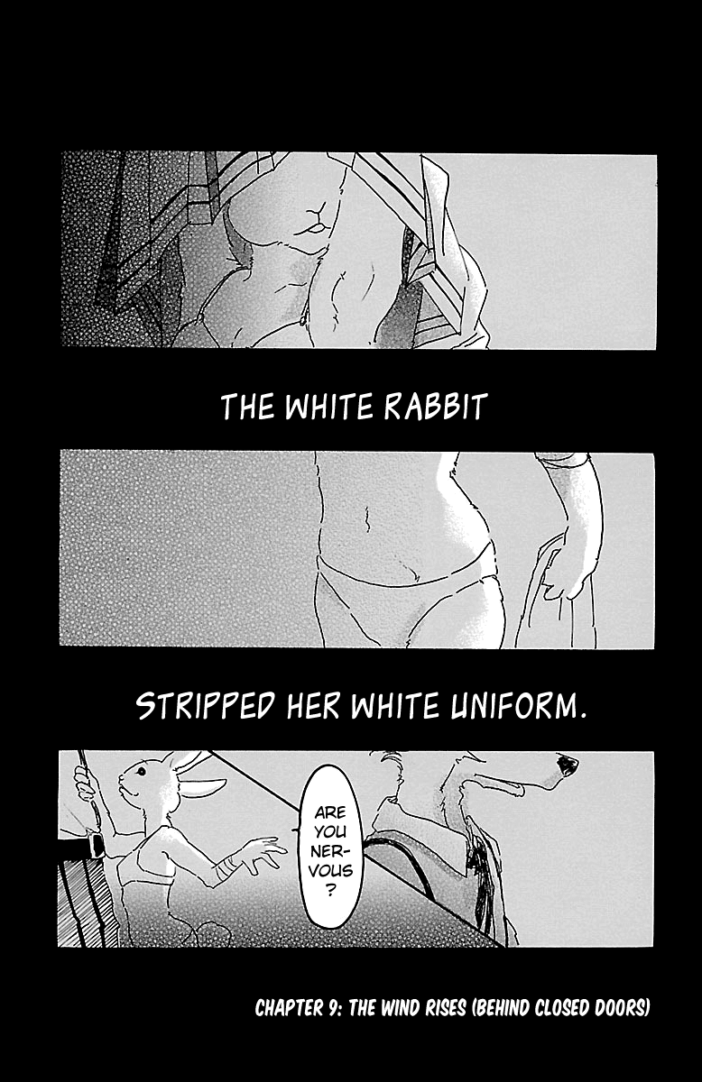 Beastars Chapter 9 page 1 - Chapter 9: The Wind Rises (Behind Closed Doors)