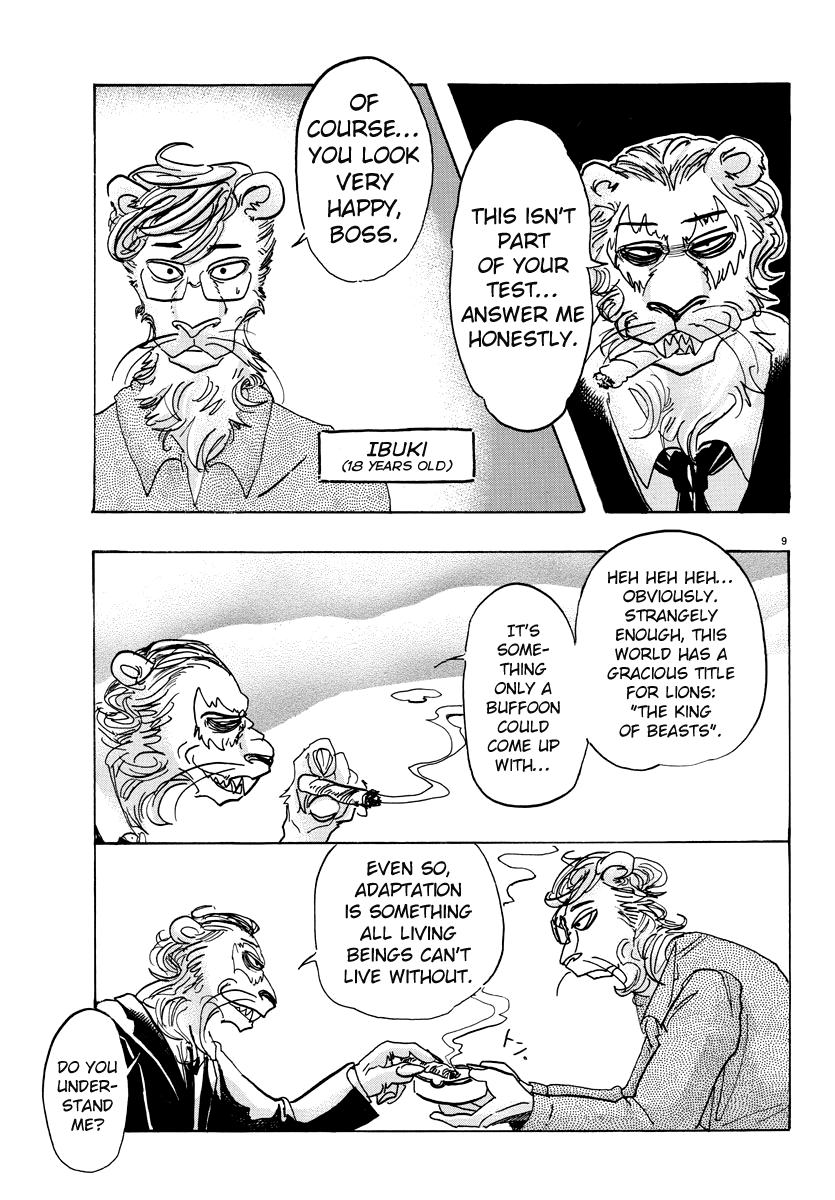 Beastars Chapter 92 page 10 - Chapter 92: You are the Prince of Beasts