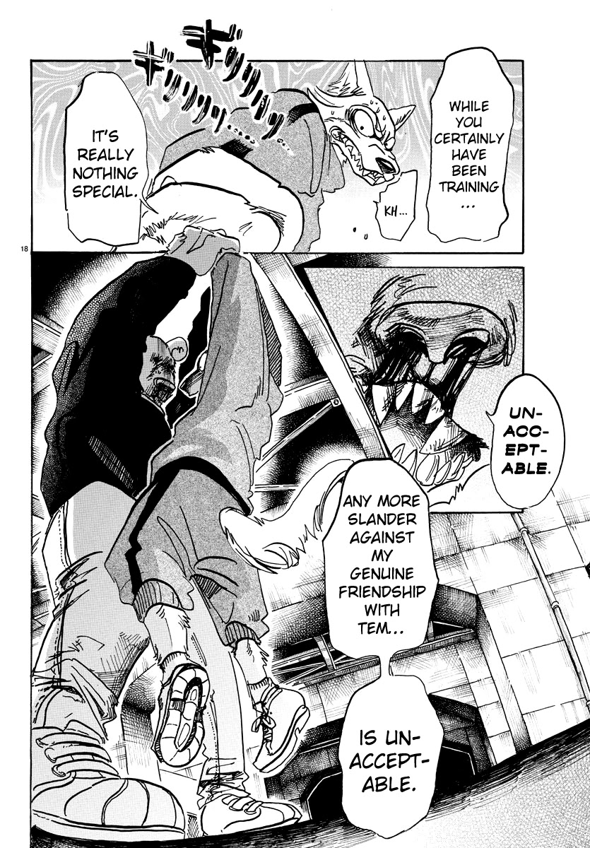 Beastars Chapter 93 page 17 - Chapter 93: A Piece of Golden Hair on My Shirt, Now in My Pocket