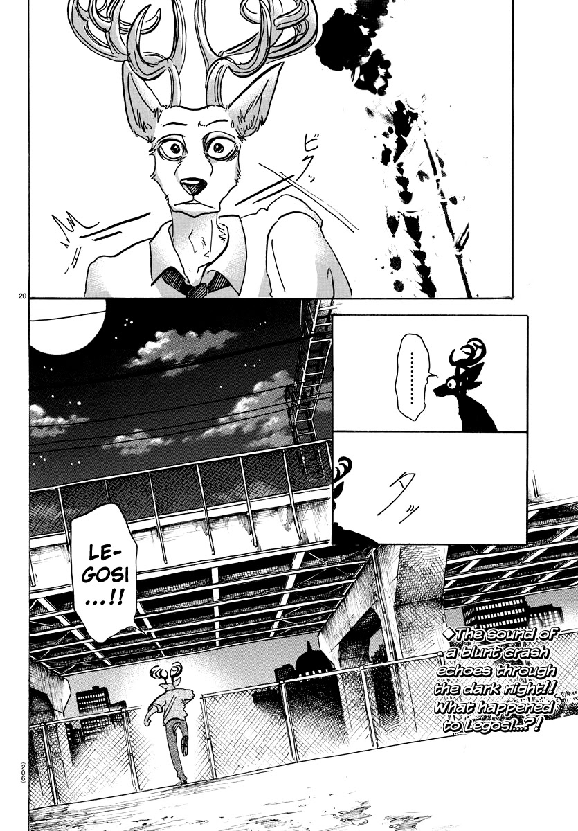 Beastars Chapter 93 page 19 - Chapter 93: A Piece of Golden Hair on My Shirt, Now in My Pocket