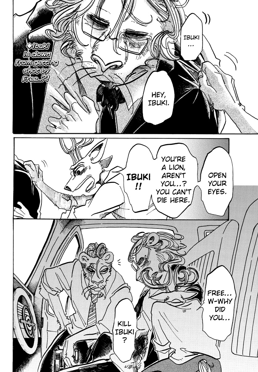 Beastars Chapter 93 page 2 - Chapter 93: A Piece of Golden Hair on My Shirt, Now in My Pocket