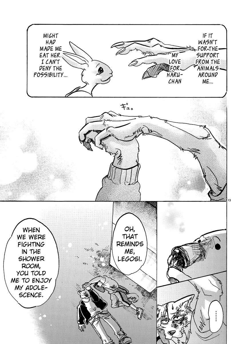 Beastars Chapter 94 page 13 - Chapter 94: Beasts School Wars