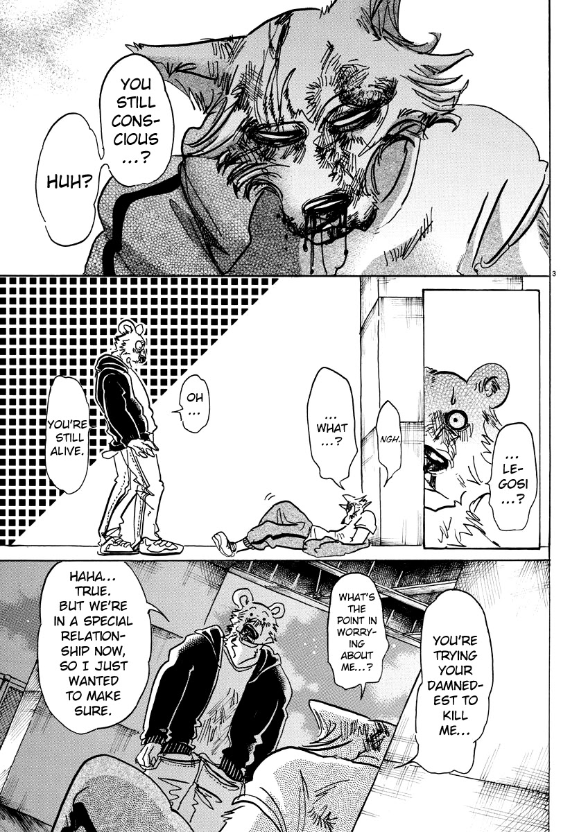 Beastars Chapter 94 page 3 - Chapter 94: Beasts School Wars