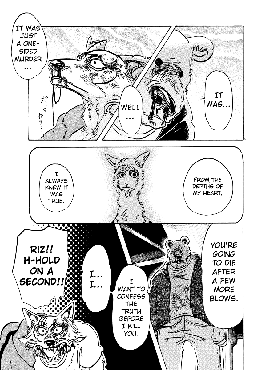 Beastars Chapter 94 page 5 - Chapter 94: Beasts School Wars