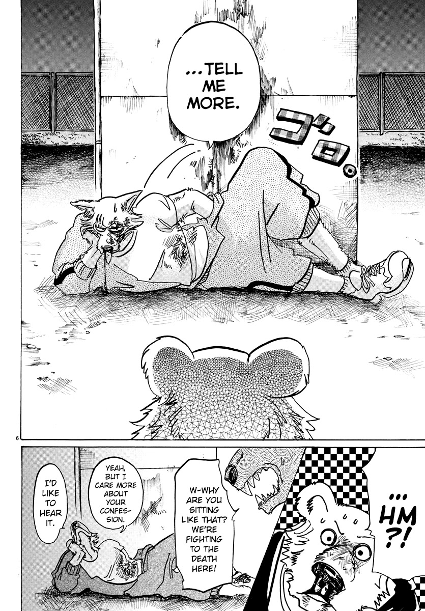Beastars Chapter 94 page 6 - Chapter 94: Beasts School Wars